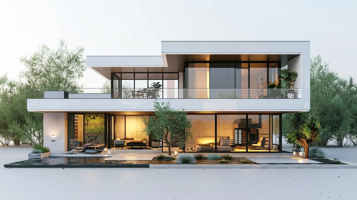 Rumah Modern Futuristik